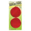 Hy-Ko Reflector Press On 3-1/4In Red CDRF-4R